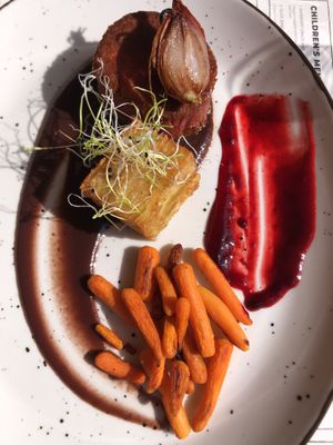 vegan filet mignon  at The Botanist in Zadar