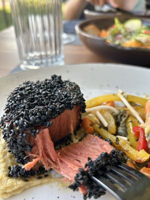 inner of the filet mignon - texture and taste were on point!  at The Botanist in Zadar