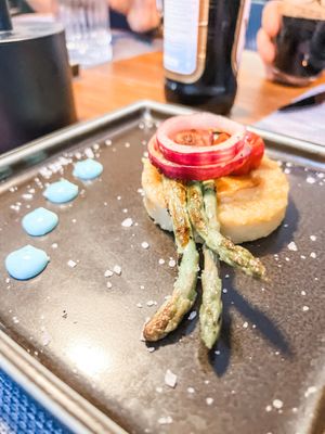 Chickpea flatbread   at The Botanist in Zadar