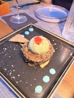 Mushroom tartar  at The Botanist in Zadar