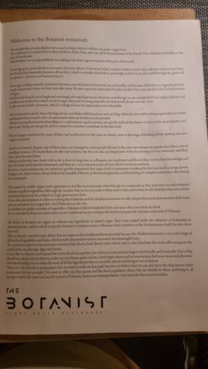  at The Botanist in Zadar