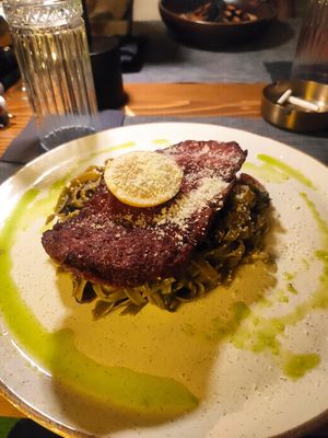 Cynical Something - Pasta with eggplant steak at The Botanist in Zadar