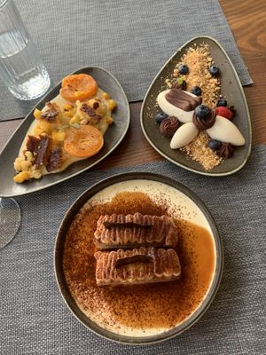 Dalmatian cake. Tiramisu. Bounty.   at The Botanist in Zadar