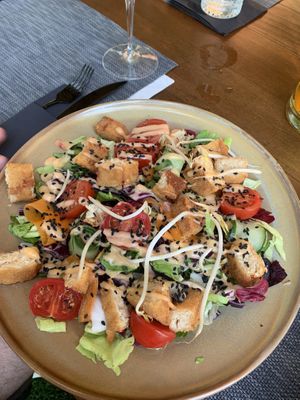 Blue footed booby salad   at The Botanist in Zadar