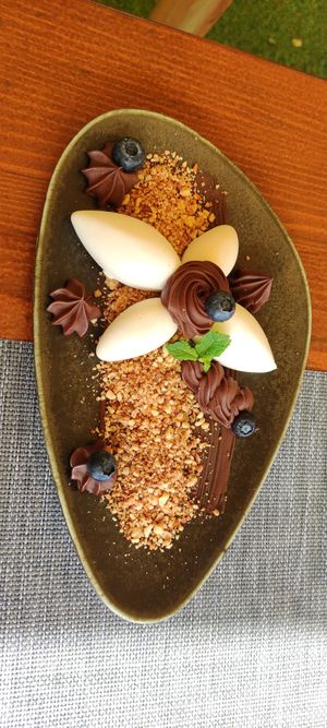 Desert - bounty cake at The Botanist in Zadar