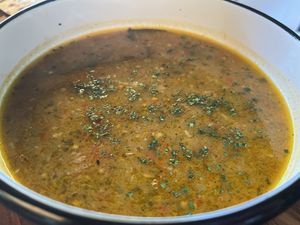 Chickpea stew   at The Botanist in Zadar