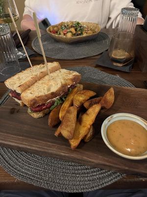 Mata-Mata beetroot burger at The Botanist in Zadar