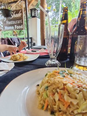 vege kottu roti at Mango Shade in Tangalle