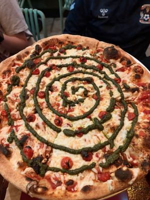   at Green Pizza in Mexico City