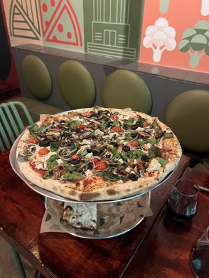   at Green Pizza in Mexico City