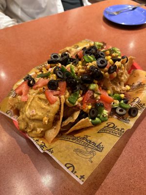 Vegan Nachos  at Dirty Franks Hot Dog Palace in Columbus