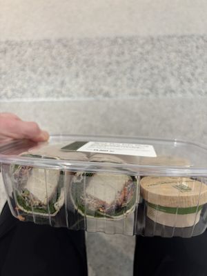 Spicy tofu Thai wrapp  at SFO - The Plant Cafe Organic- T2 in South San Francisco