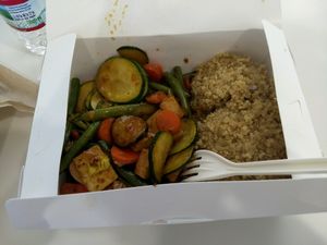 Quinoa bowl with tofu addon $19.00 at SFO - The Plant Cafe Organic- T2 in South San Francisco