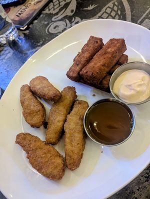 Chick'n Tenders and Fries at Storm Crow Manor in Toronto