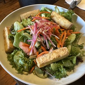 King Cold’s Kickin’ House Salad with Tofu  at Storm Crow Manor in Toronto