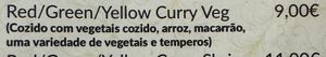Menu vegan option 1  at Kasthamandap Restaurant And Cafe House in Lisbon