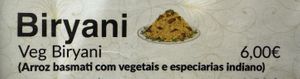Menu vegan option 3  at Kasthamandap Restaurant And Cafe House in Lisbon