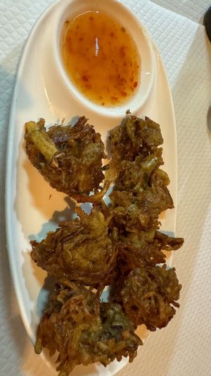 Pakora (onion)  at Kasthamandap Restaurant And Cafe House in Lisbon