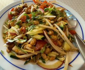 Bhatmans (salat with beens)  at Kasthamandap Restaurant And Cafe House in Lisbon