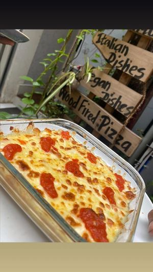 Vegan Lasagna at Vegan Tranquil Rose in Kandy