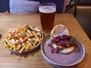 Yum! at Forked Up Vegan Kitchen - Blackstock Market in Liverpool