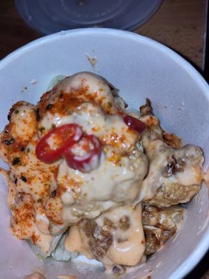 Bang Bang Cauli at Forked Up Vegan Kitchen - Blackstock Market in Liverpool