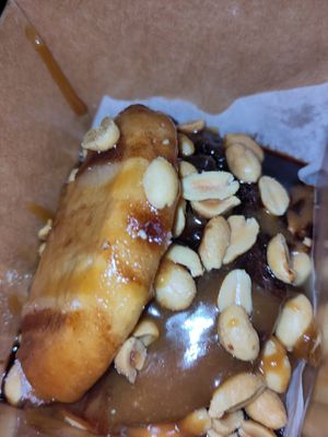 Slutty Nutty Sweet Bao at Forked Up Vegan Kitchen - Blackstock Market in Liverpool