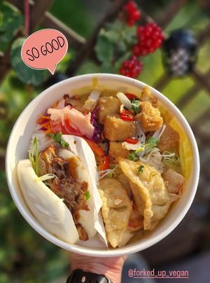 Sooooo good! at Forked Up Vegan Kitchen - Blackstock Market in Liverpool