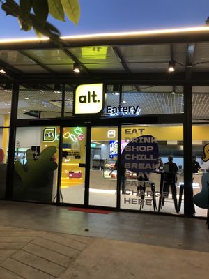 Shop front  at alt.Eatery in Bangkok