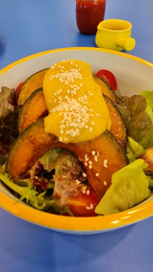 Pumpkin salad at alt.Eatery in Bangkok