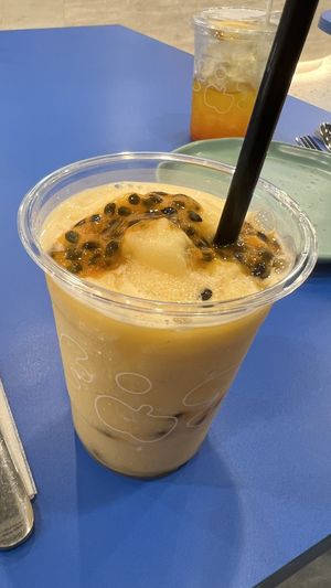 Passion fruit frappe  at alt.Eatery in Bangkok