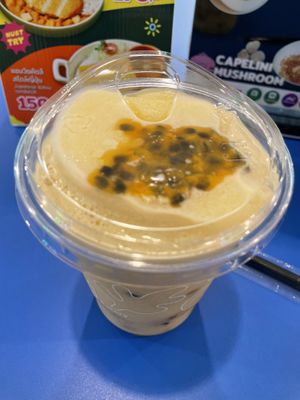 Passion fruit frappe, 95 baht  at alt.Eatery in Bangkok