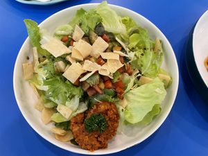 Grilled vegetable salad with balsamic dressing, 125 baht  at alt.Eatery in Bangkok