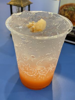 Sparkling pina, 85 baht  at alt.Eatery in Bangkok