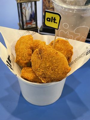alt. Chic nuggets (made spicy), 89 baht  at alt.Eatery in Bangkok