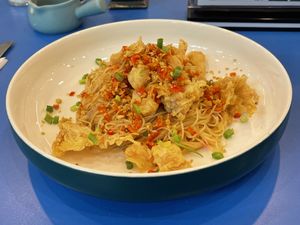 Linguini capellini mushroom, 160 baht  at alt.Eatery in Bangkok