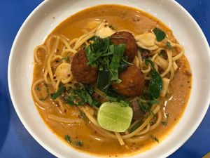the meat balls with linguini was spicy, I was hoping for a sweet tomato taste, so disappointed at alt.Eatery in Bangkok