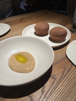 House bread & cashew butter  at Plates in London