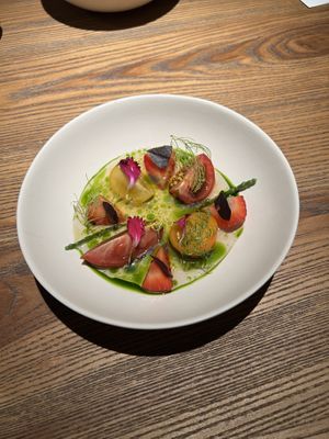 Tomato starter  at Plates in London