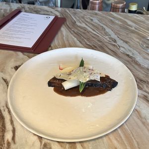Caramelised Lions Mane at Plates in London