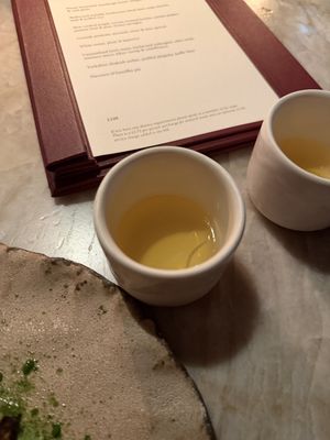Pear Consommé   at Plates in London
