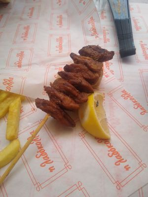 Souvlaki alone -2.20 euros at Ladokolla  in Kefalonia