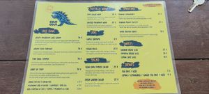 Menu at Goji Goji Vegan Bowl in Canggu