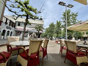 outside seating  at Buonissimo in Kulmbach