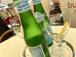 sparkling water  at Buonissimo in Kulmbach