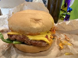 Cheeseburger   at Bosky's Vegan Grill in Springfield