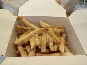 Cheese fries   at Bosky's Vegan Grill in Springfield