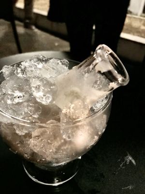 Cashew milk drink  at Altas Gastrobar in Brasilia