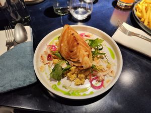 Miso artichoke, very tasty at Kultur Lokal Rank in Zurich