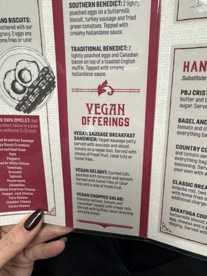   at The Country Corner Cafe in Saratoga Springs